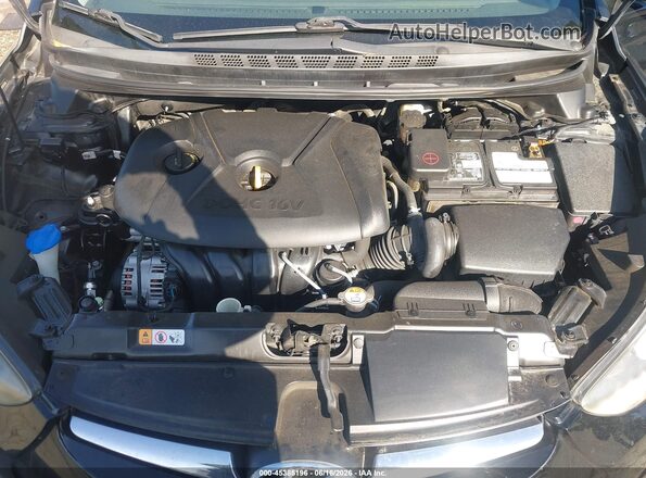 5NPDH4AE9GH764034 2016 HYUNDAI ELANTRA Black 