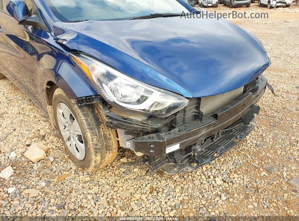 5NPDH4AE9GH792982 2016 HYUNDAI ELANTRA Blue 