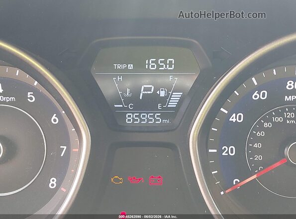 5NPDH4AE9GH792982 2016 HYUNDAI ELANTRA Blue 