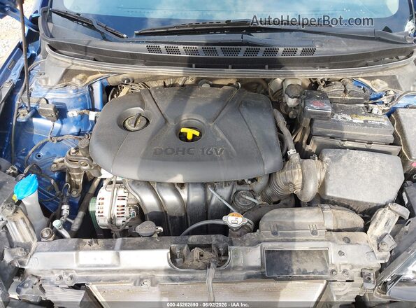 5NPDH4AE9GH792982 2016 HYUNDAI ELANTRA Blue 