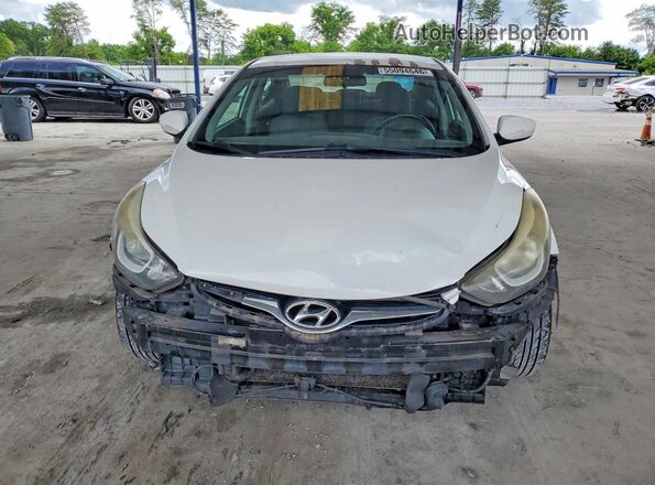 5NPDH4AEXGH665111 2016 HYUNDAI ELANTRA White Դիմացի տեսք