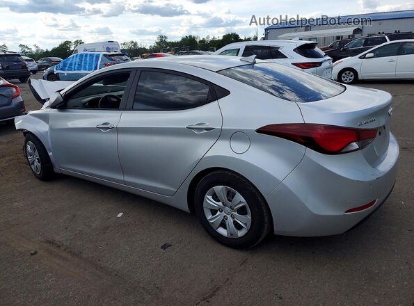 5NPDH4AEXGH716588 2016 HYUNDAI ELANTRA Silver Задня ліва чверть