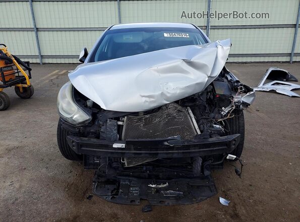 5NPDH4AEXGH716588 2016 HYUNDAI ELANTRA Silver Вид спереду