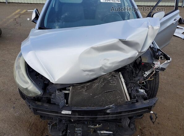 5NPDH4AEXGH716588 2016 HYUNDAI ELANTRA Silver Вид задньої частини салону