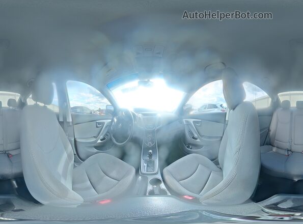 5NPDH4AEXGH716588 2016 HYUNDAI ELANTRA Silver Панорамний вид салону 360°