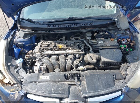 5NPDH4AEXGH731169 2016 HYUNDAI ELANTRA Blue უკანა ხედი