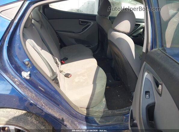 5NPDH4AEXGH731169 2016 HYUNDAI ELANTRA Blue VIN კოდის სტიკერის ხედი
