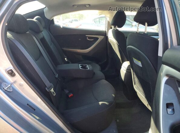 5NPDH4AEXGH735397 2016 HYUNDAI ELANTRA Silver Հետևի նստատեղերի տեսք