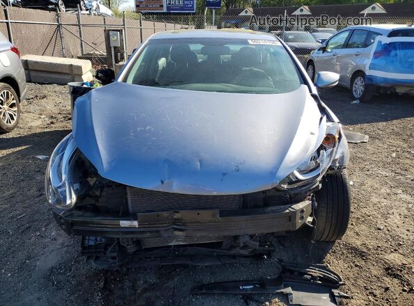 5NPDH4AEXGH735397 2016 HYUNDAI ELANTRA Silver Դիմացի տեսք