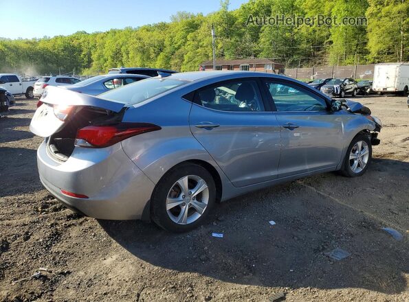 5NPDH4AEXGH735397 2016 HYUNDAI ELANTRA Silver Հետևի աջ