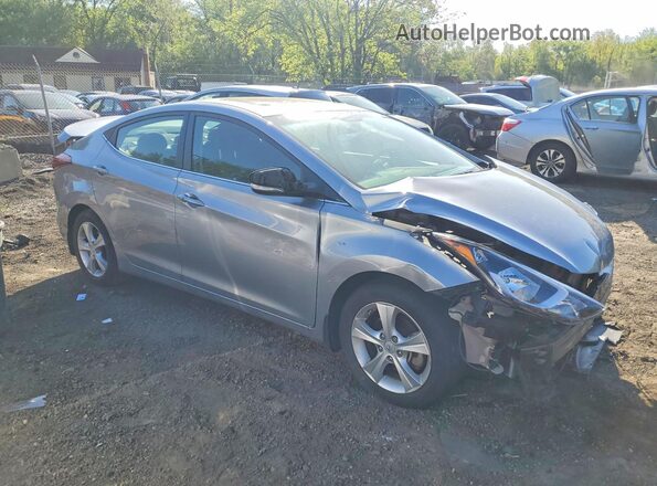 5NPDH4AEXGH735397 2016 HYUNDAI ELANTRA Silver Առջևի աջ