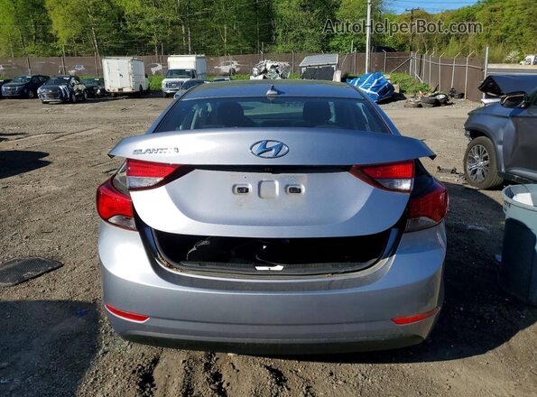 5NPDH4AEXGH735397 2016 HYUNDAI ELANTRA Silver Հետևի տեսք