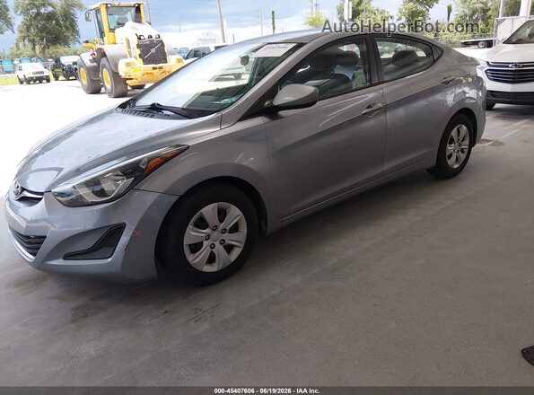 5NPDH4AEXGH742351 2016 HYUNDAI ELANTRA Green წინა მარცხენა ხედი სამი მეოთხედიდან