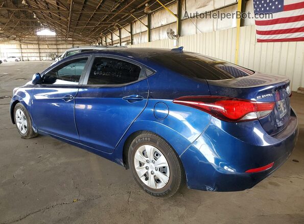 5NPDH4AEXGH744178 2016 HYUNDAI ELANTRA Blue 