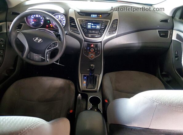 5NPDH4AEXGH744178 2016 HYUNDAI ELANTRA Blue 