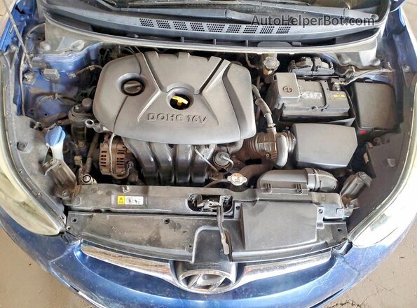 5NPDH4AEXGH744178 2016 HYUNDAI ELANTRA Blue 