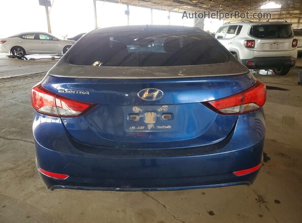 5NPDH4AEXGH744178 2016 HYUNDAI ELANTRA Blue 