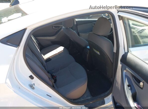 5NPDH4AEXGH746528 2016 HYUNDAI ELANTRA White VIN sticker view