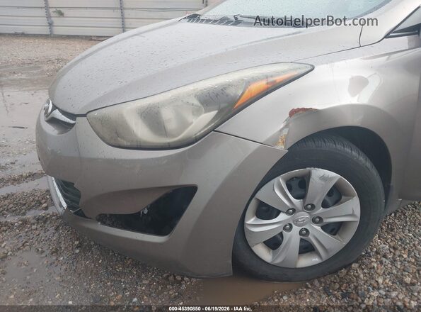 5NPDH4AEXGH748120 2016 HYUNDAI ELANTRA Gray წინა ხედი