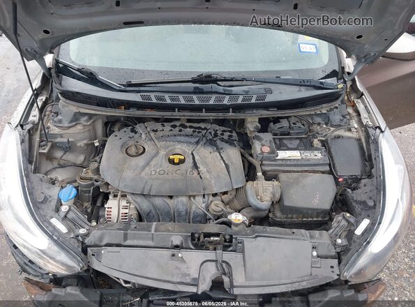 5NPDH4AEXGH761949 2016 HYUNDAI ELANTRA Коричневый Вид сзади