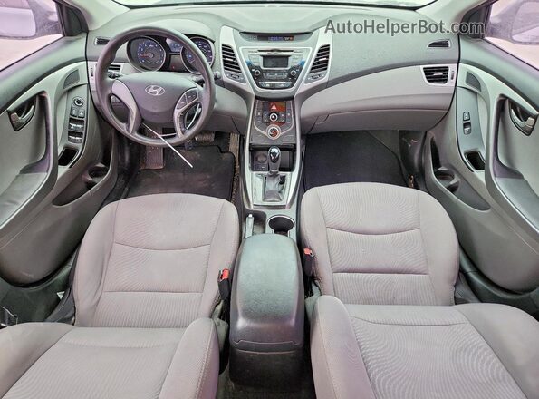 5NPDH4AEXGH789511 2016 HYUNDAI ELANTRA Серебряный Вид панели приборов