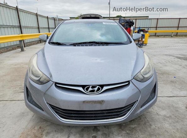 5NPDH4AEXGH789511 2016 HYUNDAI ELANTRA Серебряный Вид спереди