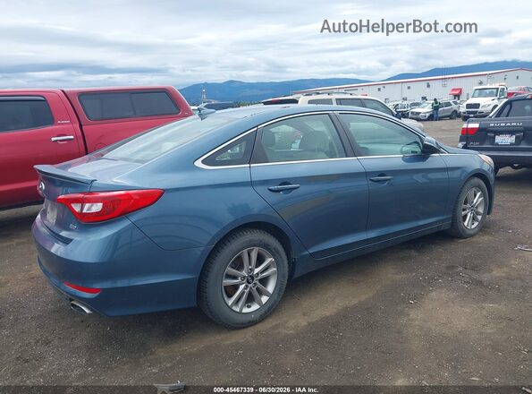 5NPE24AA2GH411718 2016 HYUNDAI SONATA Blue Tył prawy