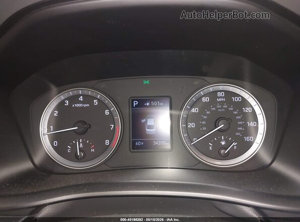 5NPE24AA2JH701142 2018 HYUNDAI SONATA Gray Vista de los asientos traseros