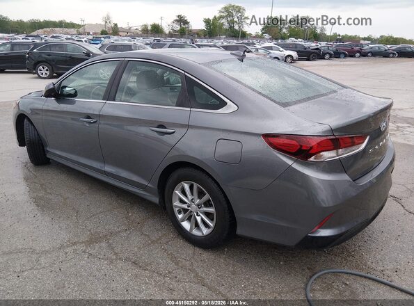 5NPE24AA2JH701142 2018 HYUNDAI SONATA Gray Trasero izquierdo