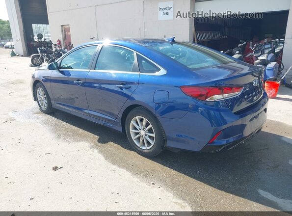 5NPE24AA5KH774281 2019 HYUNDAI SONATA Blue უკანა მარცხენა