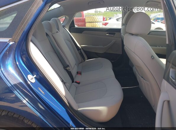 5NPE24AA5KH774281 2019 HYUNDAI SONATA Blue VIN კოდის სტიკერის ხედი