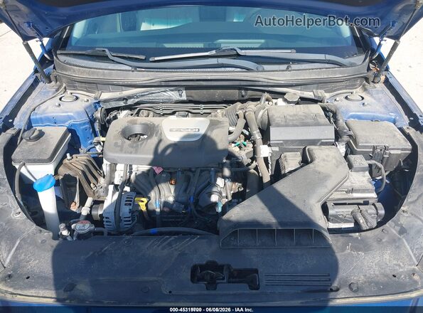 5NPE24AA5KH774281 2019 HYUNDAI SONATA Blue უკანა ხედი