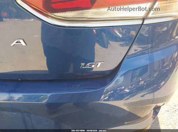 5NPE24AA5KH774281 2019 HYUNDAI SONATA Blue უკანა სალონის ხედი