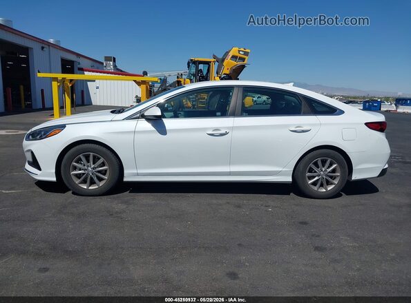 5NPE24AA8KH775280 2019 HYUNDAI SONATA White 