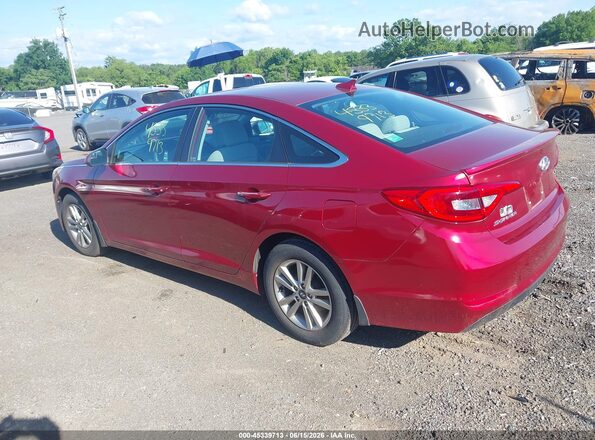 5NPE24AF0GH298105 2016 HYUNDAI SONATA Red 