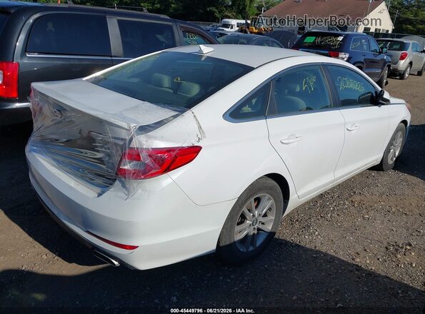 5NPE24AF0GH320863 2016 HYUNDAI SONATA White Հետևի աջ