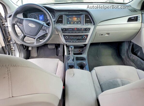 5NPE24AF0GH326971 2016 HYUNDAI SONATA Gray 