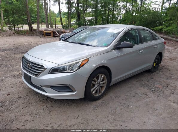 5NPE24AF0GH332947 2016 HYUNDAI SONATA Silver Przód lewy