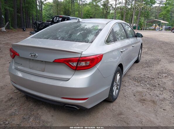 5NPE24AF0GH332947 2016 HYUNDAI SONATA Silver Tył prawy