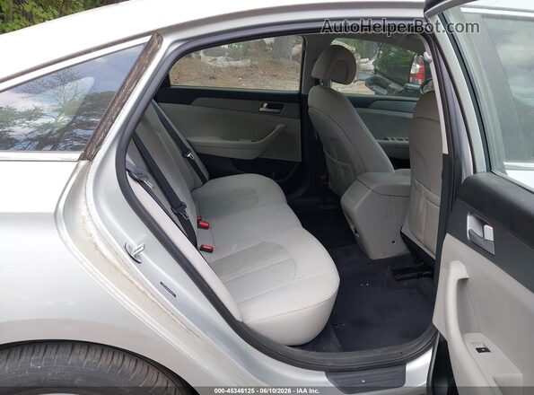 5NPE24AF0GH332947 2016 HYUNDAI SONATA Silver Widok naklejki z numerem VIN