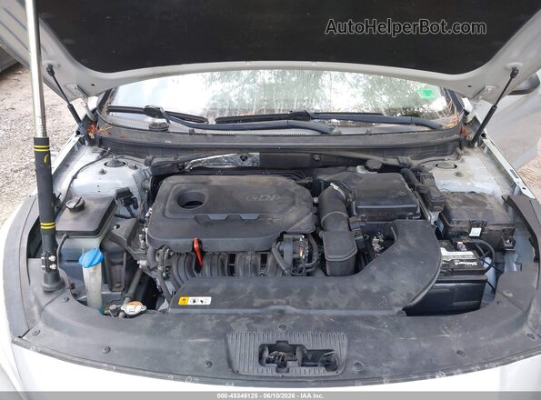 5NPE24AF0GH332947 2016 HYUNDAI SONATA Silver Widok z tyłu