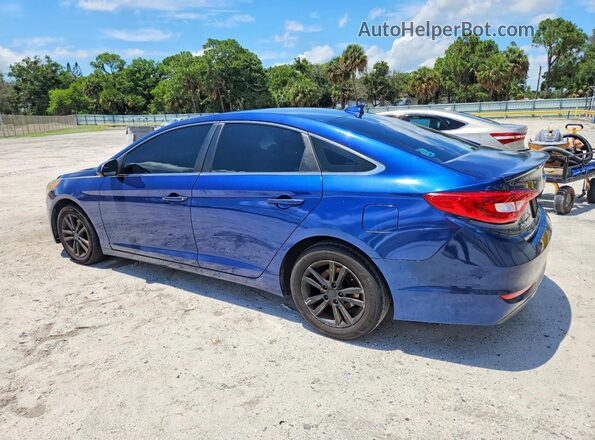 5NPE24AF0GH357931 2016 HYUNDAI SONATA Blue 