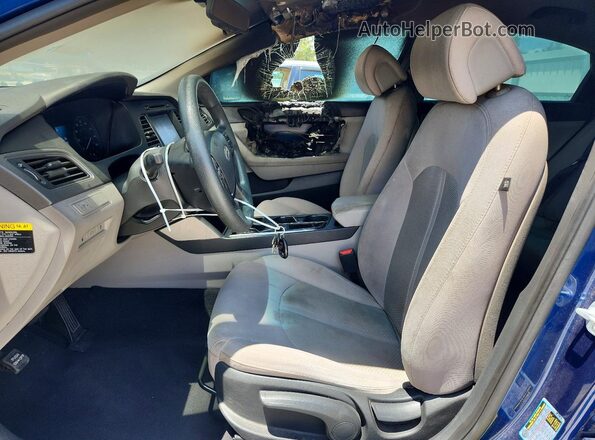5NPE24AF0GH357931 2016 HYUNDAI SONATA Blue 