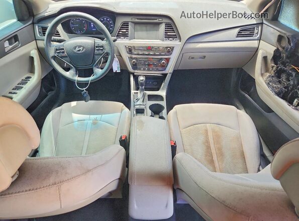 5NPE24AF0GH357931 2016 HYUNDAI SONATA Blue 