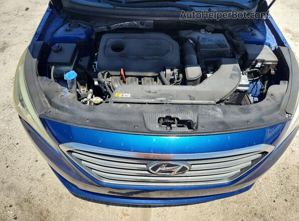 5NPE24AF0GH357931 2016 HYUNDAI SONATA Blue 