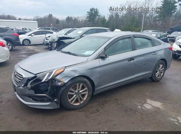 5NPE24AF0GH359601 2016 HYUNDAI SONATA Blue Przód lewy