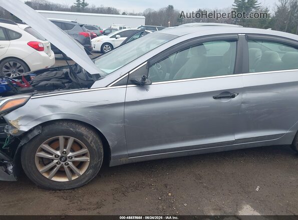 5NPE24AF0GH359601 2016 HYUNDAI SONATA Blue Widok z przodu
