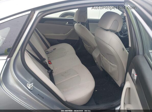 5NPE24AF0GH359601 2016 HYUNDAI SONATA Blue Widok naklejki z numerem VIN