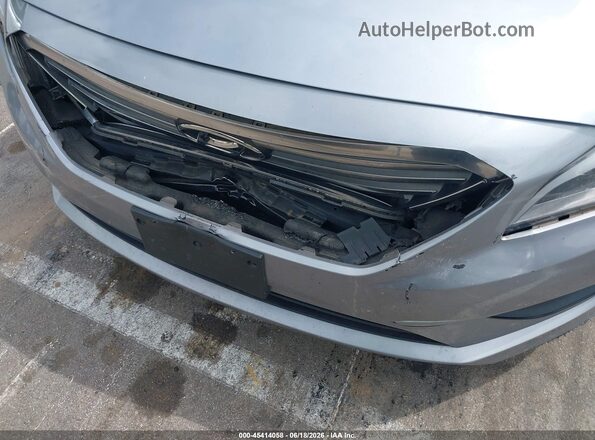 5NPE24AF0GH363115 2016 HYUNDAI SONATA Gray წინა ხედი