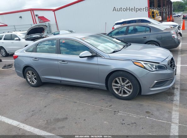 5NPE24AF0GH363115 2016 HYUNDAI SONATA Gray უკანა სალონის ხედი